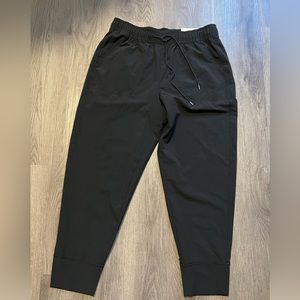 American Eagle Jogger Pants Black  High Rise stretch Womens Sz. M S NEW p69